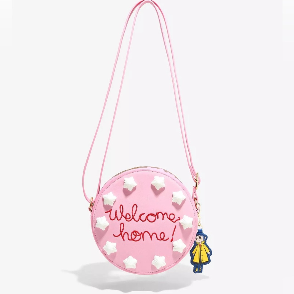 Coraline Welcome Home Cake Figural Crossbody Bag Hot Topic